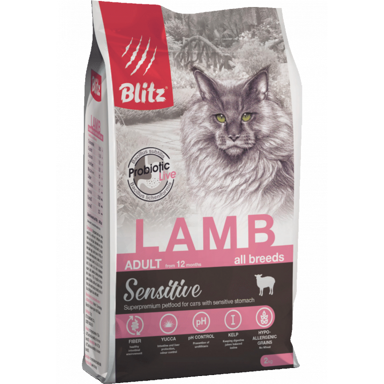 Blitz Adult Cats Lamb Сухой корм для взрослых кошек (ягненок)