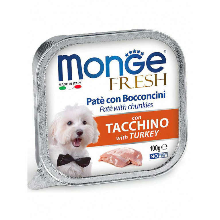 Monge Dog Fresh Консервы для собак индейка 100г