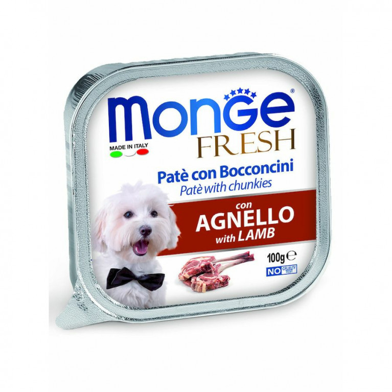 Monge Dog Fresh консервы для собак ягненок 100г
