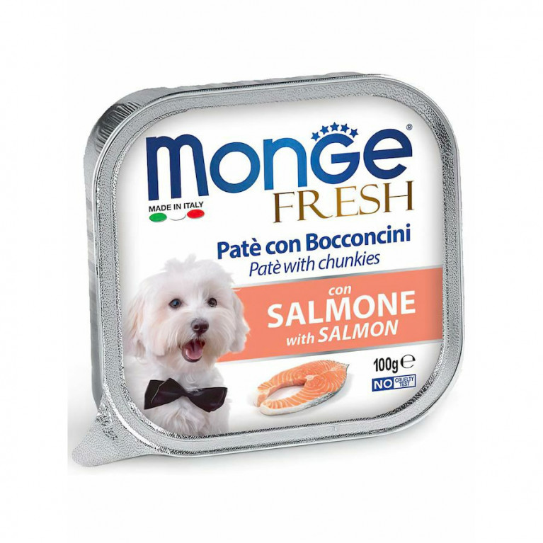Monge Dog Fresh консервы для собак лосось 100г