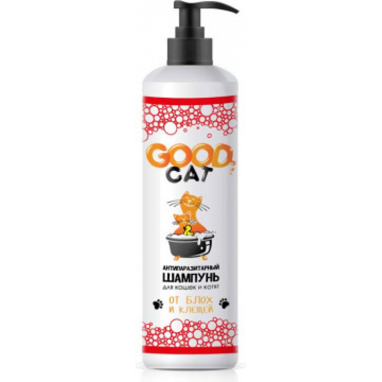  GOOD CAT Антипаразитарный шампунь для кошек и котят 250 мл